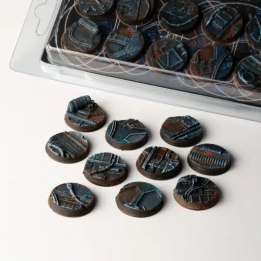 Bases Round - Spaceship Corridor 25mm (x10)