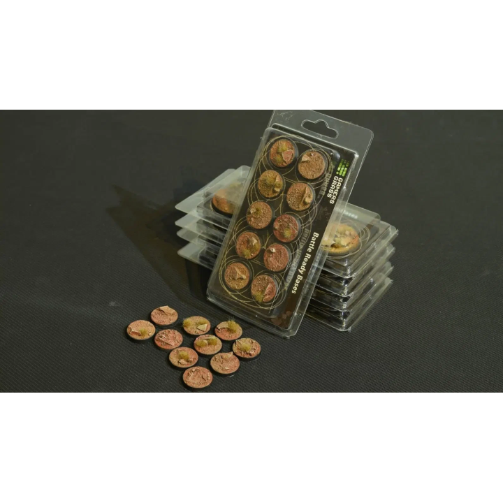 Bases Round - Badlands 25mm (x10)
