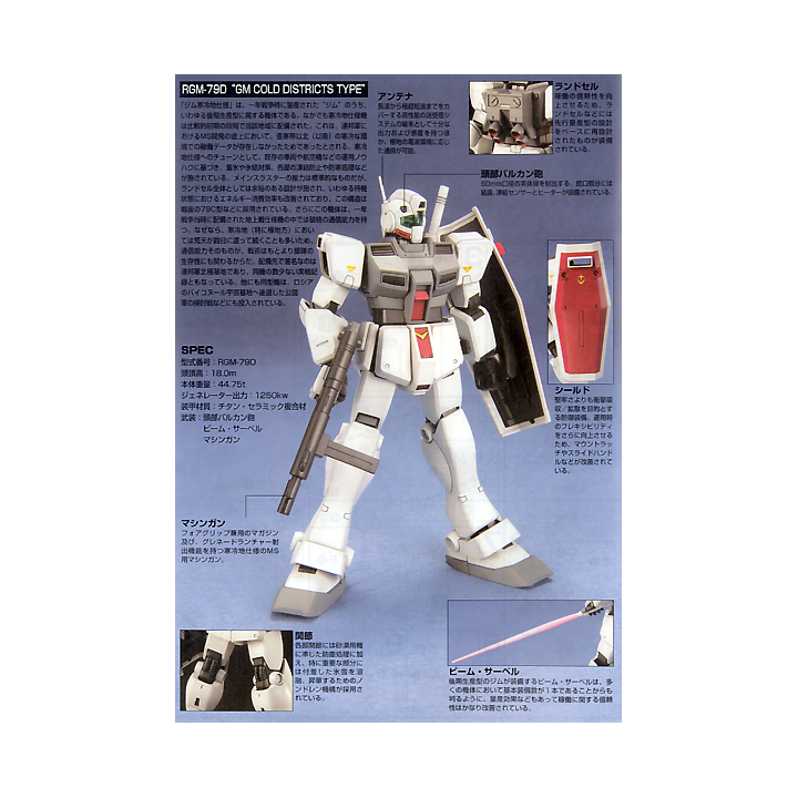 HGUC 1/144 RGM-79D GM Cold District Type