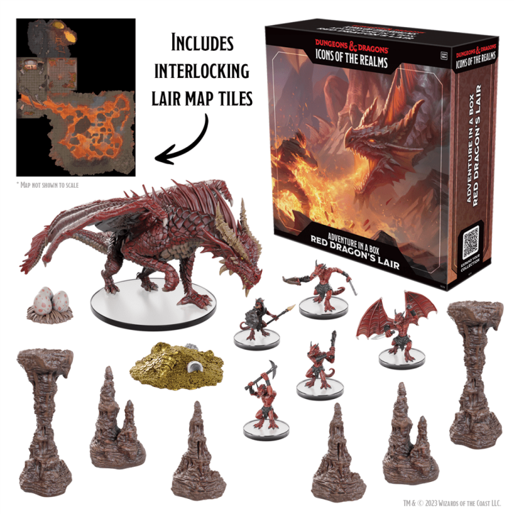 D&D Icons of the Realms: Adventure in a Box - Red Dragon's Lair (ENG)