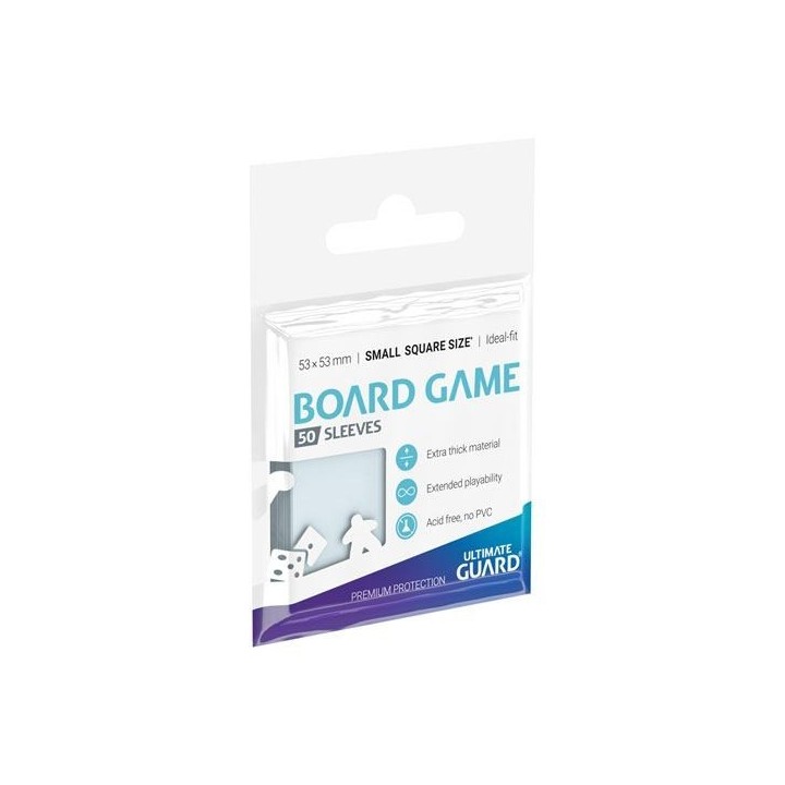 Ultimate Guard Premium Sleeves for Board Game Cards Small Square (50)