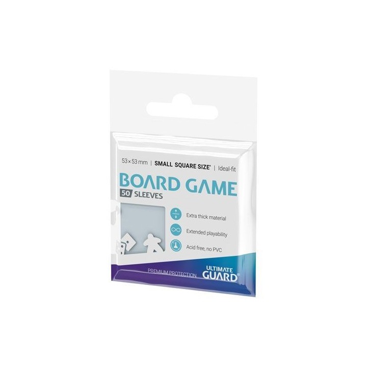 Ultimate Guard Premium Sleeves for Board Game Cards Small Square (50)