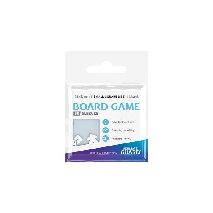 Ultimate Guard Premium Sleeves for Board Game Cards Small Square (50)