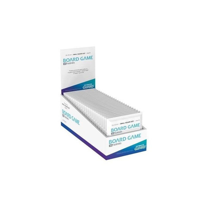 Ultimate Guard Premium Sleeves for Board Game Cards Small Square (50)