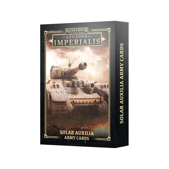 Legions Imperialis: Solar Auxilia Army Cards Pack (ENG)