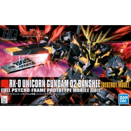 HGUC 1/144 RX-0 Unicorn Gundam 02 Banshee (Destroy Mode)