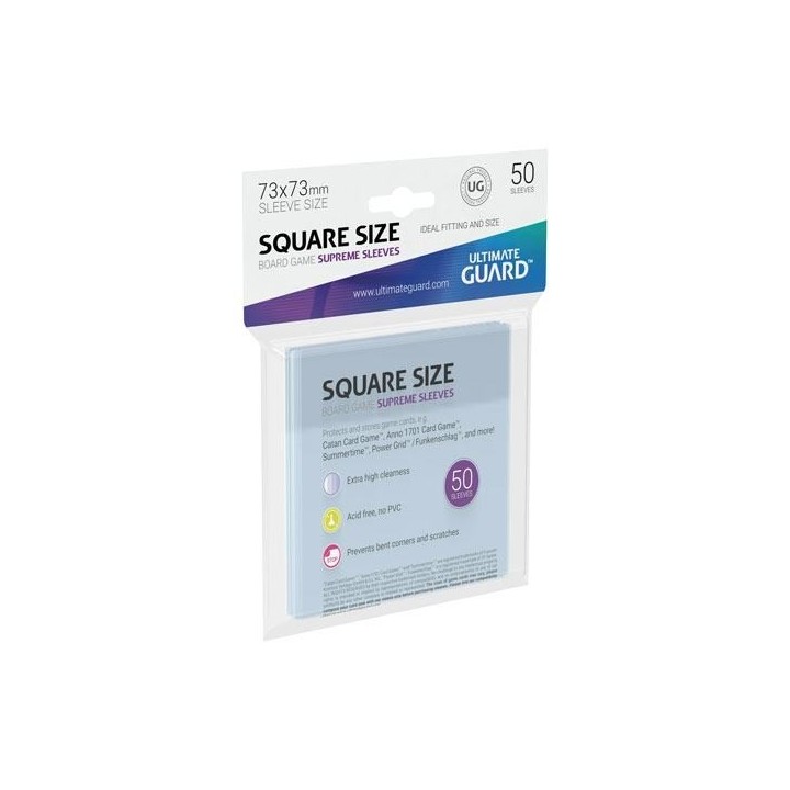 Ultimate Guard Supreme Sleeves for Board Game Cards Square (50)