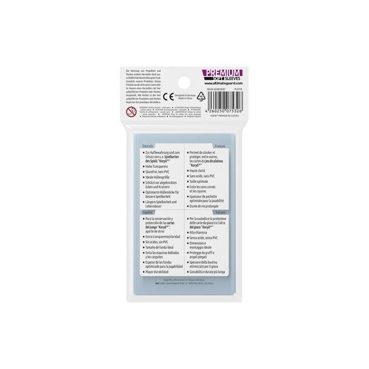 Ultimate Guard Premium Soft Sleeves for Board Game Cards Koryó