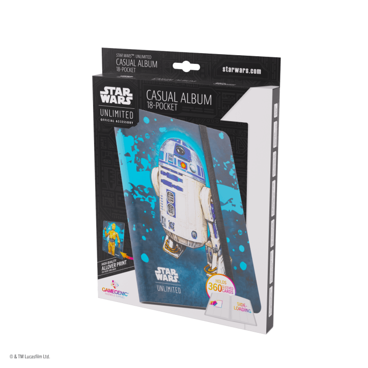 Star Wars Unlimited 18-Pocket Album - C-3PO/R2-D2
