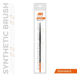 AK Synthetic Brush – Round 4/0