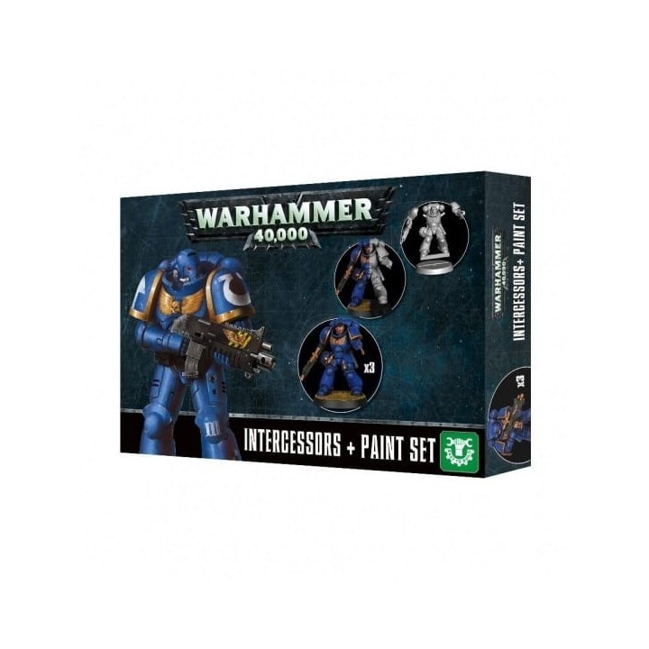 Warhammer 40000: Intercessors + Paint Set