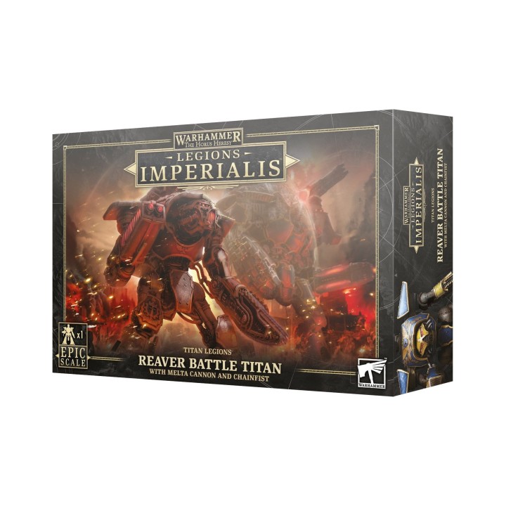 Legions Imperialis: Reaver Titan with Melta Cannon and Chainfist