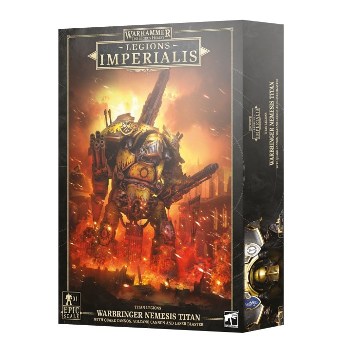 Legions Imperialis: Warbringer Nemesis Titan with Quake Cannon, Volcano Cannon, and Laser Blaster