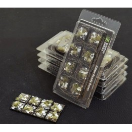 Bases Square - Winter 25mm (x8)