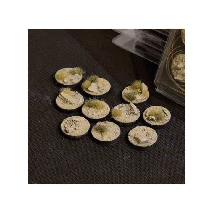 Bases Round - Arid Steppe 25mm (x10)