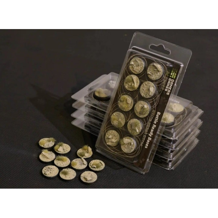 Bases Round - Arid Steppe 25mm (x10)
