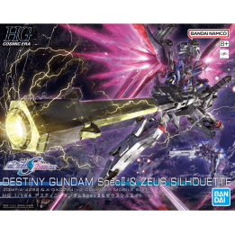HG 1/144 Destiny Gundam Spec II & Zeus Sillouette
